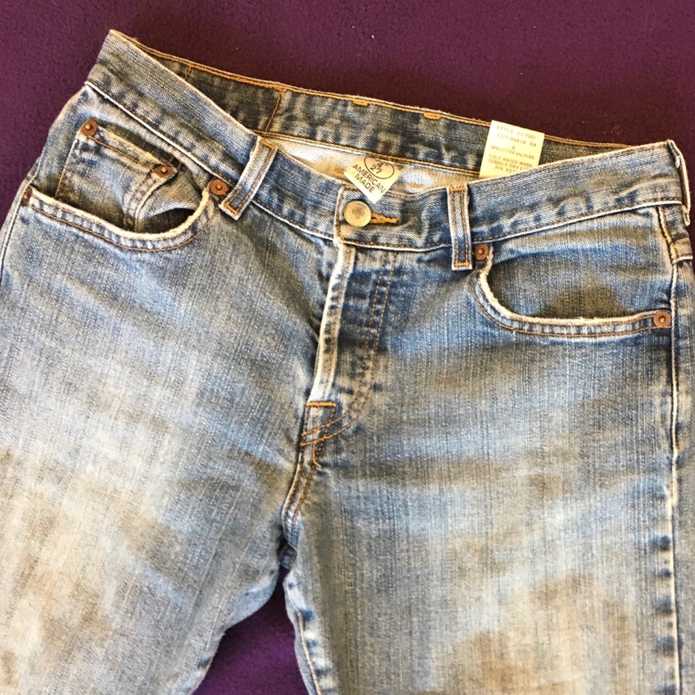 Lucky Brand Button Fly Jeans Sz .6/28 Straight leg
